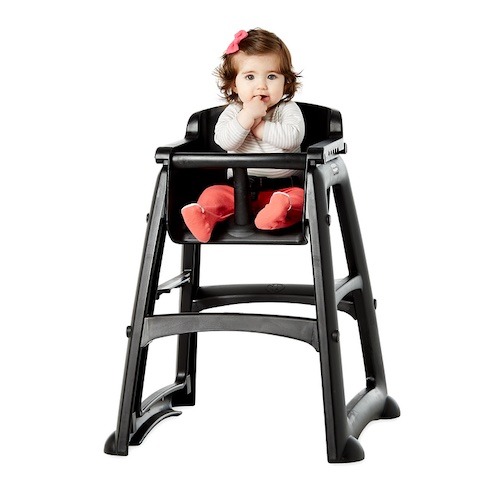 스터디체어 고정형 유아용 의자 블랙 미조립 FG781408BLA